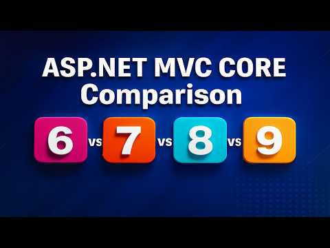 ASP.NET Core 6 vs 7 vs 8 vs 9 (2026) | Full Comparison Guide | Features, Performance & Best UseCases