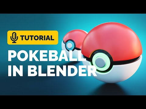 Mastering Pokémon Ball Creation in Blender 3D | Unleash Your Inner 3D Artist