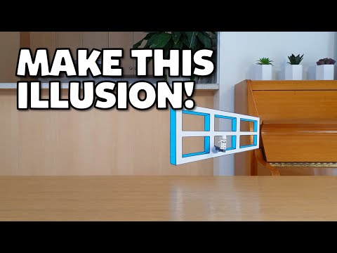 How to make the Ames Window Optical Illusion!