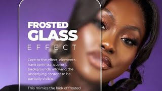 HOW TO ADD GLASS EFFECT ON YOUR IMAGE/DESIGN 