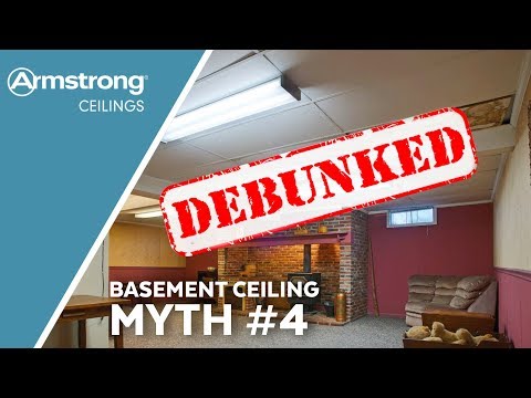 Basement Ceiling Myths Busted | Myth Four - Saggy Ceilings | Armstrong Ceilings for the Home