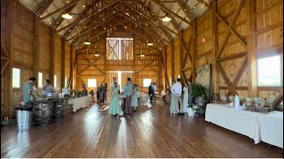 The barn reception