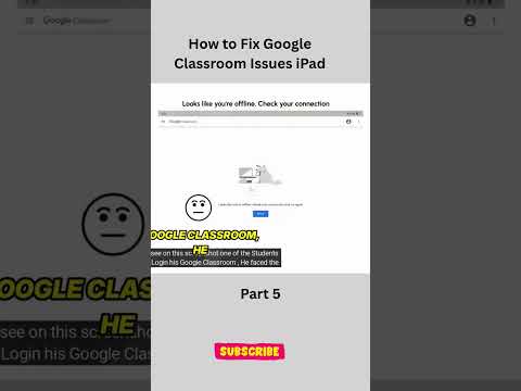 How to Fix Google Classroom Issues iPad 5 |  call 1-888-303-0822| #googlehelp #googleclassroomhelp