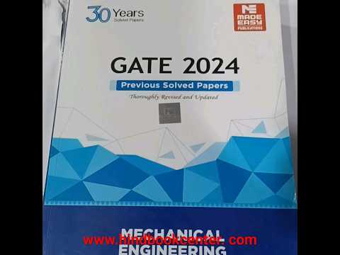 Gate Mechanical Engineering Previous years Solved Paper Made Easy