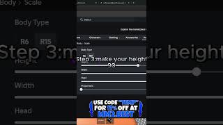 How to get a smaller avatar  #robloxmm2 #roblox #rblx #robloxmemes #fypviral #mm2 #murdermystery2