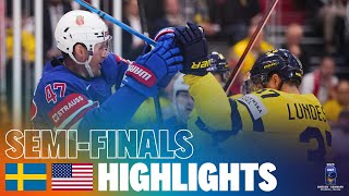 Highlights: Sweden vs USA | 2025 #MensWorlds #IIHF
