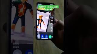 robux daily tutoriel #roblox #fyp