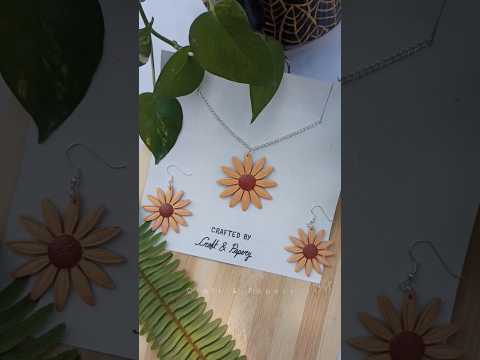 how I make this beautiful clay earrings for mothers day 😍 #diy #craft #mothersday