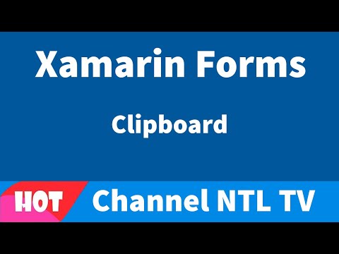 Xamarin.Essentials Clipboard