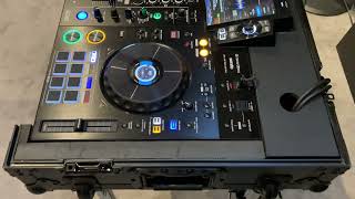 Pioneer XDJ RX3 in Flight case FLT XDJ RX3 and Gibraltar DJ Coffin Station GPRDJ2 GIB PR 4P DJ