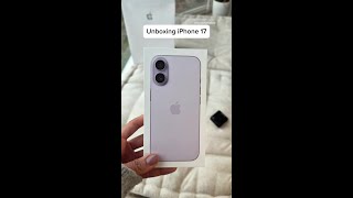 Unboxing iPhone 17 Lavender 📦
