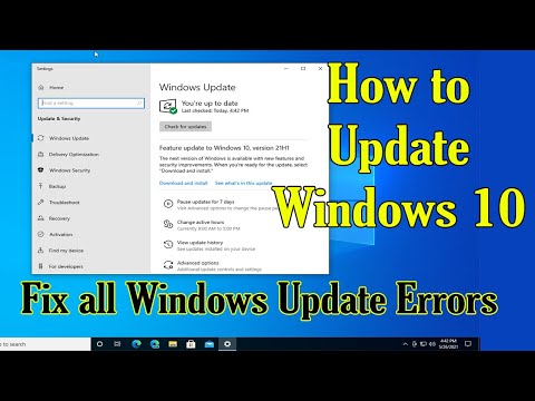 How To Update Windows 10 2025 || How to Enable/ disable automatic update windows 10 || Windows 10