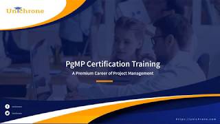 PgMP Certification Training | PgMP Training | Unichrone