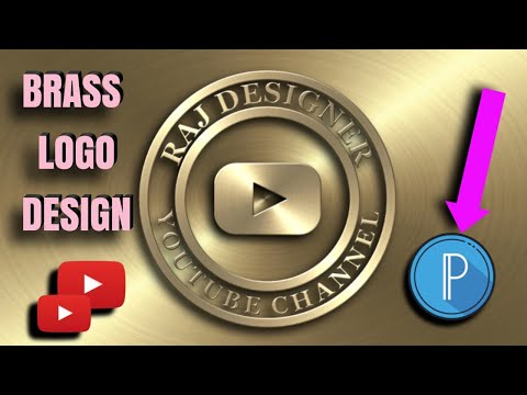 How To Make Logo For Youtube Channel  | PixelLab Se Logo Kaise Banaye | Logo Design In Brass