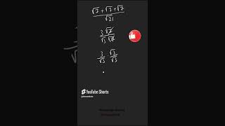 Square Root Operations Example #maths #mathtutorial #learnmath #mathexamples