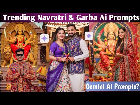 Gemini New Navratri AI Prompt For Boys | Top 100 Prompts | Trending Gemini AI Photo Editing Prompts