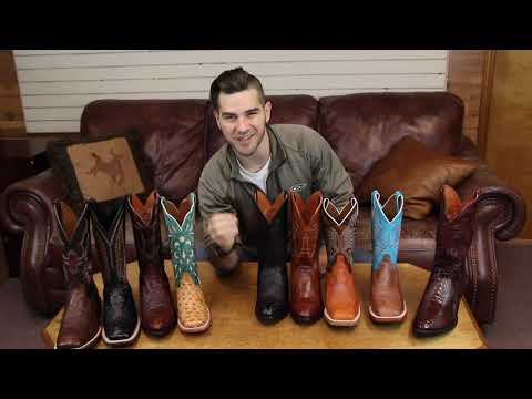 Ostrich Skin Boots