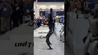 Unitree H1 humanoid robot dancing at CES 2025