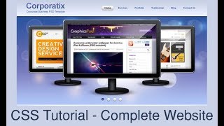 Css Tutorial - Creating Complete Website Template In Css