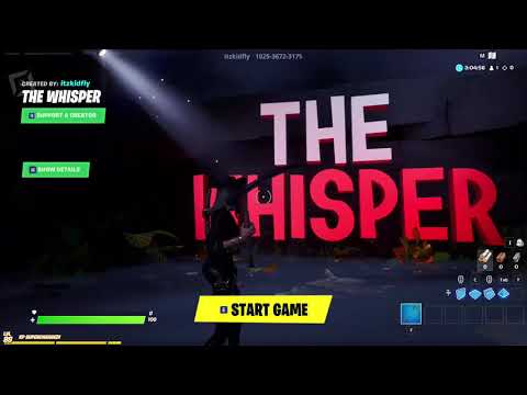 playing the whisper horror map #horror #fornite #teamshadow #epicguy