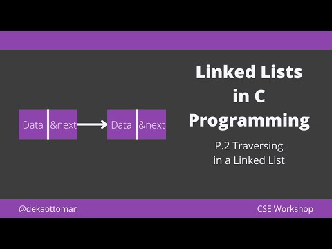 Linked Lists in C Programming (Part 2 -Traversing in a Linked List)