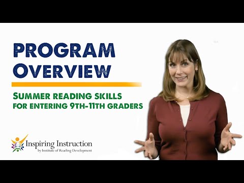 Summer Speed Reading & Study Skills Program for 9th-11th Graders