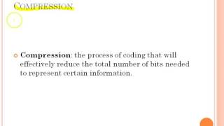 Introduction to multimedia data Compression