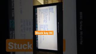 Lenovo 0210: Stuck key Error solved #Shorts