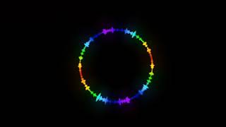 S13 Trance DJ Happy Birthday Black Screen Audio Spectrum Waveform Effect
