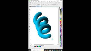 Coreldraw Tutorial - Amazing Spiral | Design Use Bland Tool Apply