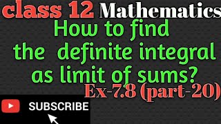 Ex-7.8(part-20) (NCERT)complete solution