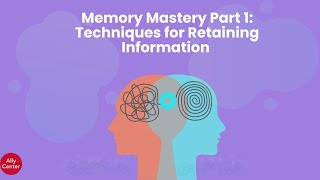 Memory Mastery Part 1