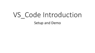 VS Code Demo