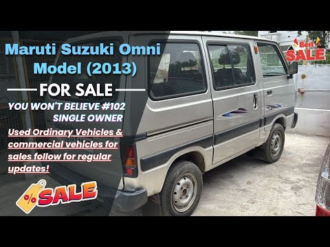 FOR SALE: 2013 Maruti Suzuki Omni | Single Owner