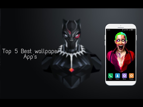 Top 5 Best wallpaper App's & superhero wallpaper !!