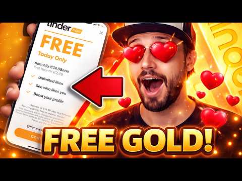 FREE Tinder Gold for 1 Month 🔥 How to get Tinder Gold for FREE (2026 PROMO CODES)
