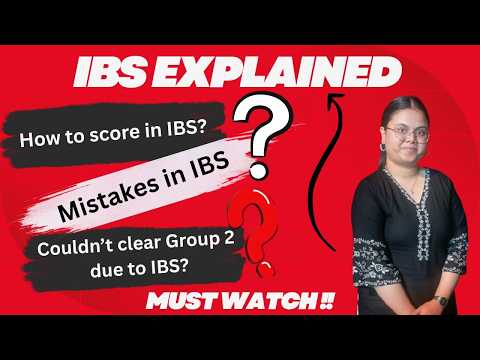 How to score in IBS? IBS : Easy or Trap? IBS Paper Breakdown | CA Aditi Tyagi