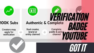 How to apply For Youtube Channel Verification -Badge tick mark