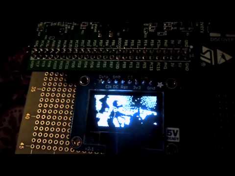 STM32F4 Discovery OLED Video Player