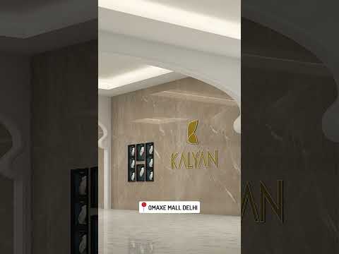 Jewellery Interior Design & Furnishing |Kalyan Jewellers |Omaxe Mall Delhi #interior #jewelleryshop