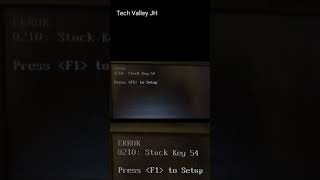 Error 0210 stuck key 54 #Shorts