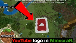 I made a YouTube logo in Minecraft | Minecraft Android beta