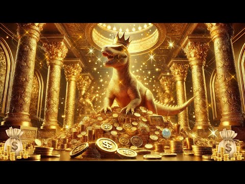 🦖 Lucky Golden Dinosaur - Money Attracting Music, Activating Sustainable Wealth 🤑