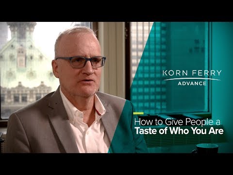 How to Give People a Taste of Who You Are