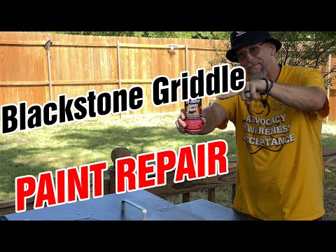 Blackstone Griddle Rust Repair with Rutland Hi-Temp BBQ Paint - JD9