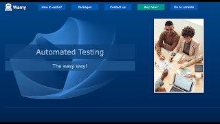 Wamy cloud testing platform : overview