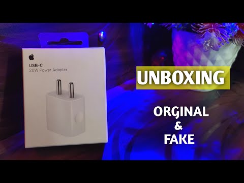ORIGINAL Apple 20w Adaptor UNBOXING | For All Apple Device| Latest For i12, i13, i14