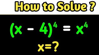 A Nice Algebra Math Olympiad Question || How To Solve For x? #maths