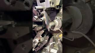 Spring Coiling Machine #mechanical #springmakingfactory