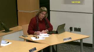 School Committee: Finance & Facilities/Committee of the Whole Mtg 12/17/2025 (hybrid with captions)